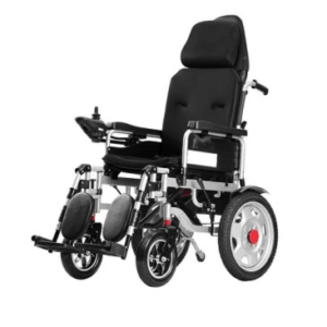 Executive Electric Wheelchair With Reclining Back Adjustable Footrest Comfortable Model 90R+