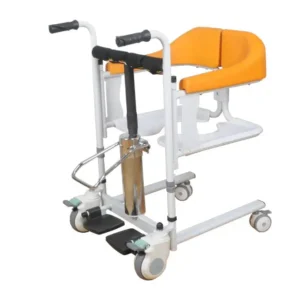 Patient Lifter Mobile Commode Chair Movable Shower Chair