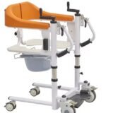 Patient Lifter Manual Lifting Hydraulic Adjustable Commode Chair