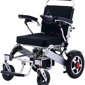 Electric Wheel Chair Power Wheelchairs Folding Lightweight, Electric Compact Dual Function Wheelchair